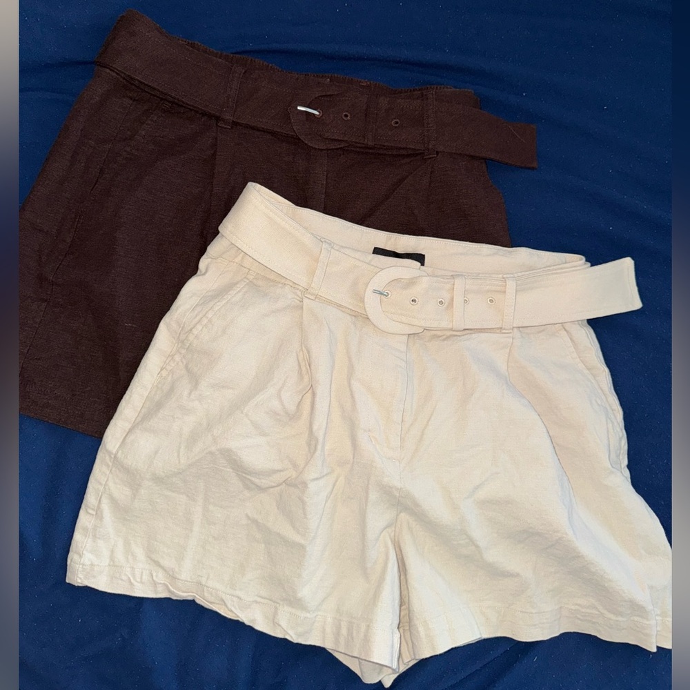 2 Express high waist shorts